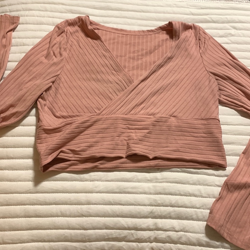 Dusty Pink Crop Top